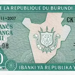 Burundi 10 Francos