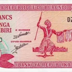 Burundi 20 Francos