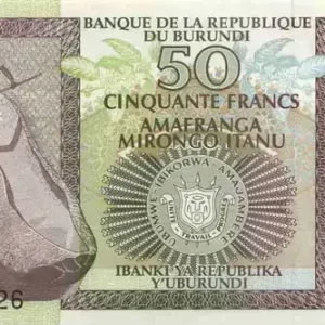 Burundi 50 Francos