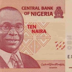 C 1014 NIGÉRIA 10 NAIRA ( POLÍMERO ) FE