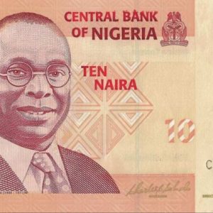 C 1013 NIGÉRIA 10 NAIRA ( PAPEL ) FE
